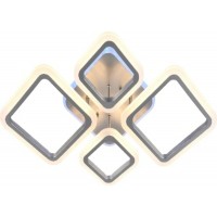 Люстра світлодіодна акрілова Sirius LI8822/2+2 MATT SILVER (RGB) 88W+8W