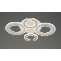 Люстра світлодіодна акрілова Sirius B S2041/2+2 148W+16W