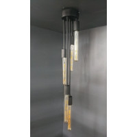 Люстра металева виробництво Sirius PR 1061/5 (чорний)