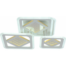 Люстра світлодіодна акрілова Sirius LI8885/3A WH (BL+YL) 98W+42W