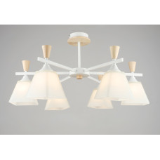 Люстра декоративна Sirius B N5663/6 WT+WOOD