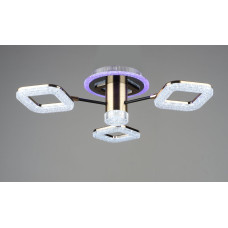 Люстра світлодіодна акрил Sirius B YH1003/3 BK+GD