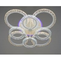Люстра світлодіодна акрілова Sirius B YH177/4+4 (144W+16W+RGB)