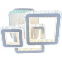 Люстра світлодіодна акрілова Sirius LI8417/3C WH (RGB) 170W+8W