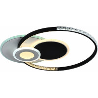 Люстра світлодіодна акрілова Sirius C7117/550 WH+BK (RGB) 96W+8W