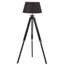 Торшер Sirius FL 7103-BK з абажуром