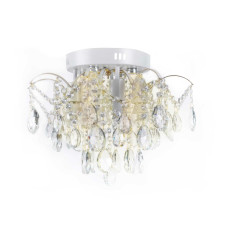 Люстра кришталева Sirius XE4039/4-400 (WH+GOLD) PN-LED