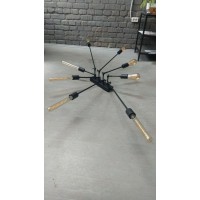 Люстра металева виробництво Sirius PR 1062/8 (чорний)