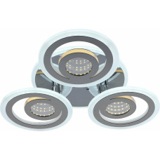 Люстра світлодіодна акрілова Sirius LI8889/3B CR (BL+YL) 72W+24W