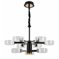 Світлодіодні акрилові люстра Sirius N 3705-8 BLACK+GD