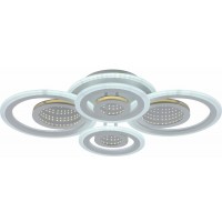 Люстра світлодіодна акрілова Sirius LI8889/2+2 WH (BL+YL) 104W+44W