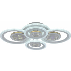 Люстра світлодіодна акрілова Sirius LI8889/2+2 WH (BL+YL) 104W+44W