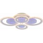Люстра світлодіодна акрілова Sirius LI8889/2+2 WH (BL+YL) 104W+44W
