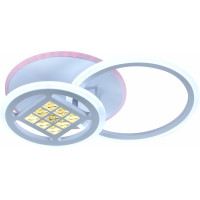 Люстра світлодіодна акрілова Sirius LI8860/2B WH (RGB) 68W+7W
