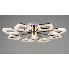 Люстра світлодіодна акрилова Sirius B YH1003/8 BK+GD 80W