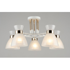 Люстра декоративна Sirius B N5691/5 WT+FGD на 5 плафонів