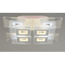 Люстра світлодіодна акрілова Sirius B YH393/8 (176W+16W)