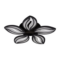 Люстра світлодіодна акрилова Sirius 6044-5 BK 52W