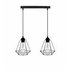 Люстра підвісна в стилі лофт Sirius S6309-2 BK