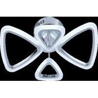 Люстра світлодіодна акрілова Sirius LI8856/2+2 CR (76W)