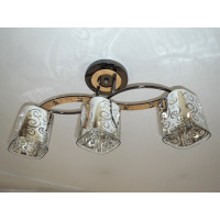 Люстра стельова Sirius Ю 9378/3 на 3 плафона