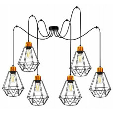 Люстра Sirius в стилі лофт 8816-6 на 6 плафонів