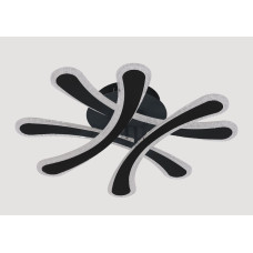 Люстра світлодіодна акрилова Sirius 6219 BK 86W