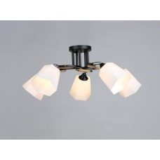 Люстра декоративна Sirius B N4867/5 BK+WOOD