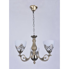 Люстра класична Sirius Л 7006/3B AB (на 3 плафони)