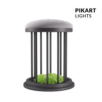 Pouf Central park арт. 5829 Зелений