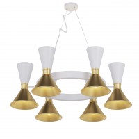 Люстра Dualight C, арт. 25352 Золотий/білий