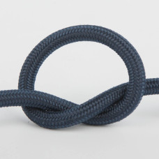 Провід в тканинній обмотці, темно-синій