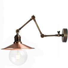 Настінне бра 4-ох поворотне, арт. 802 Мідний