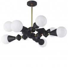 Люстра Dome V8 horizontal арт. 5990 Золотий/чорний