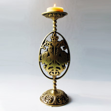 Свічник, арт. 6455. Петриківські півні