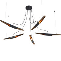 Люстра P-full 5, арт. 26488 Золотий/білий