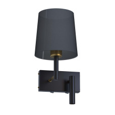 Настінне приліжкове бра ліве, арт. 30954 Чорний
