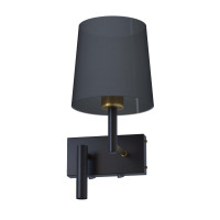 Настінне приліжкове бра праве, арт. 30957 Чорний