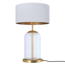 Настільна лампа, арт. 31803 Золотий/білий