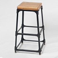 Табурет барний Hexagonal A, арт. 3701. Чорний