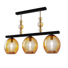 Люстра Geometric Colorglass, арт. 12101 Помаранчевий 2