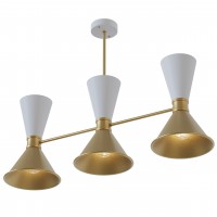 Люстра Dualight V3, арт. 32091 Золотий/білий