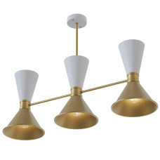 Люстра Dualight V3, арт. 32091 Золотий/білий