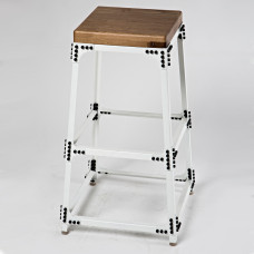 Табурет барний Hexagonal A, арт. 3701. Білий