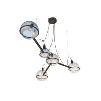 Люстра "Cancer" (Сузір'я Рака) арт. 20896 Чорний