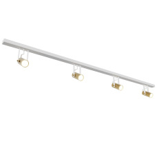 Люстра стельова 4Spots VSimple, арт. 23718 Золотий/білий