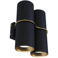Настінне бра BINO 4M, арт. 28696 Золотий/чорний