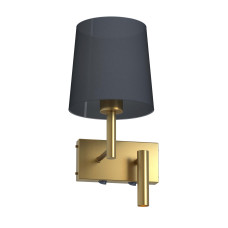 Настінне приліжкове бра ліве, арт. 30954 Золотий/чорний