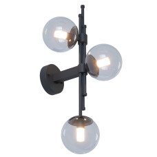 Бра ABBY Left, арт. 31041 Чорний Прозорий