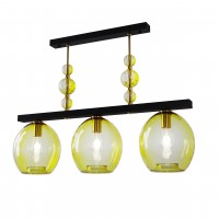 Люстра Geometric Colorglass, арт. 12101 Зелений 2